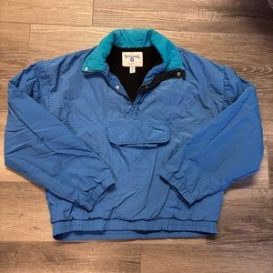 ⭐️Spalding⭐️ Vintage Blue Pullover Jacket